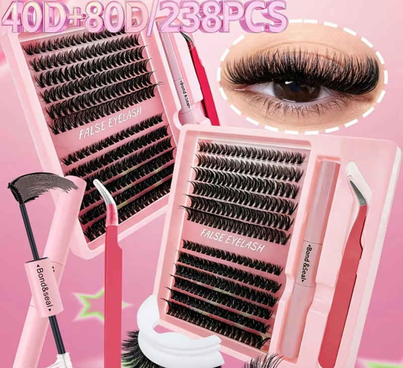 Set Gene +3 produse cadou - Aplicare Ușoară ,Efect Volum Natural