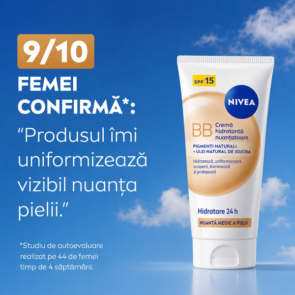 Cremă BB Hidratantă NIVEA Medium