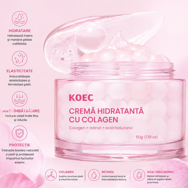 Cremă Hidratantă cu Capsule
